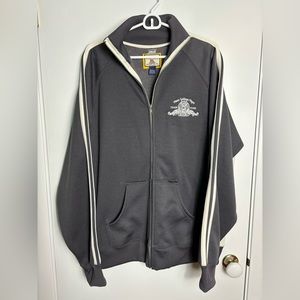 Vintage MGM Metro Goldwyn Mayer Kodak J America Zip Sweatshirt Jacket SZ XL